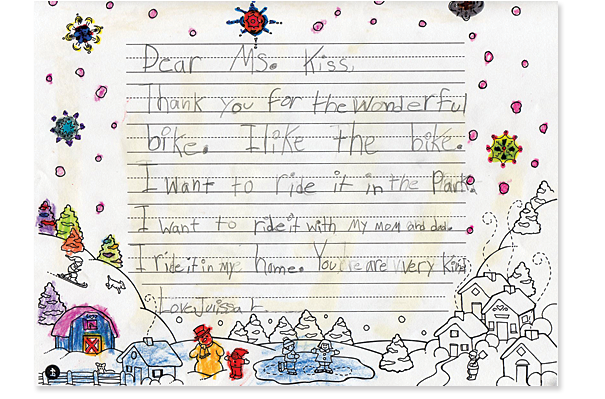 featured letter from the kids